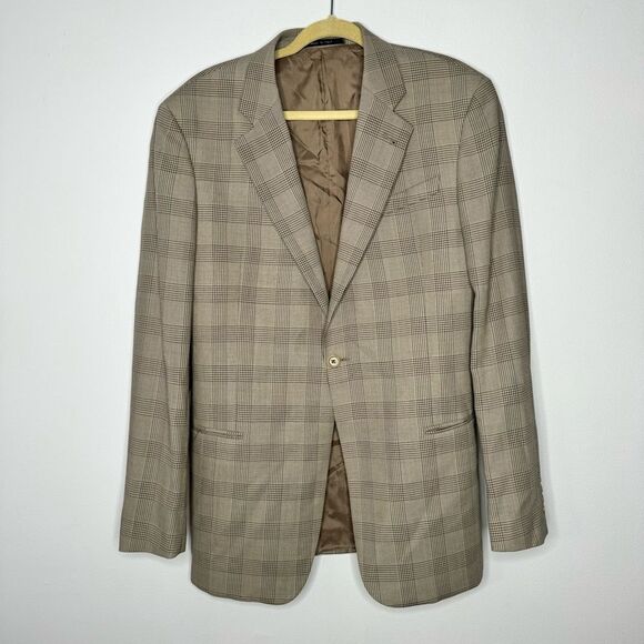 Armani Collezioni checkered blazer size 42L